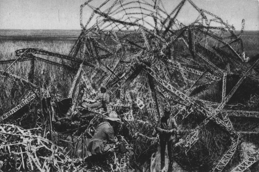 LZ-55 crash site. 